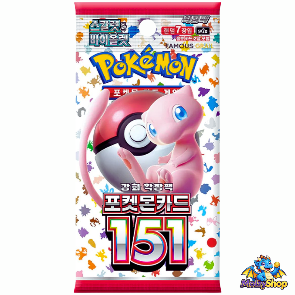 Booster Pokémon 151 SV2a Coréen 🇰🇷 | Cartes Rares | Pack Scellé Officiel - Pokemon - MolzyShop