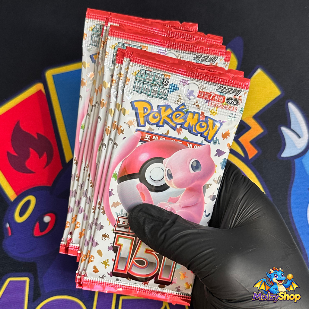 Booster Pokémon 151 SV2a Coréen 🇰🇷 | Cartes Rares | Pack Scellé Officiel - Pokemon - MolzyShop
