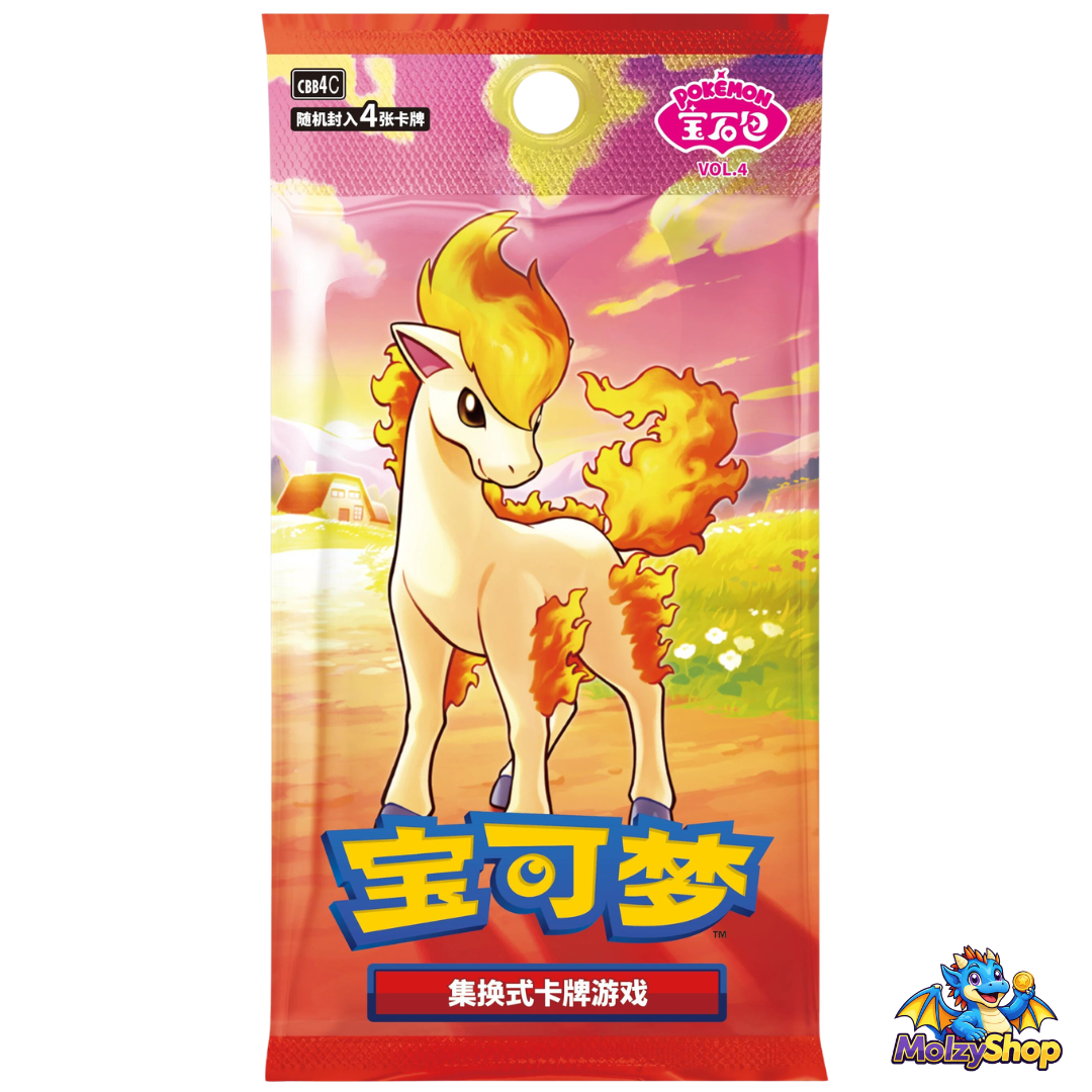 Booster Pokémon Gem Pack Vol.4 (Chinois) 🔥 - Pokemon - MolzyShop