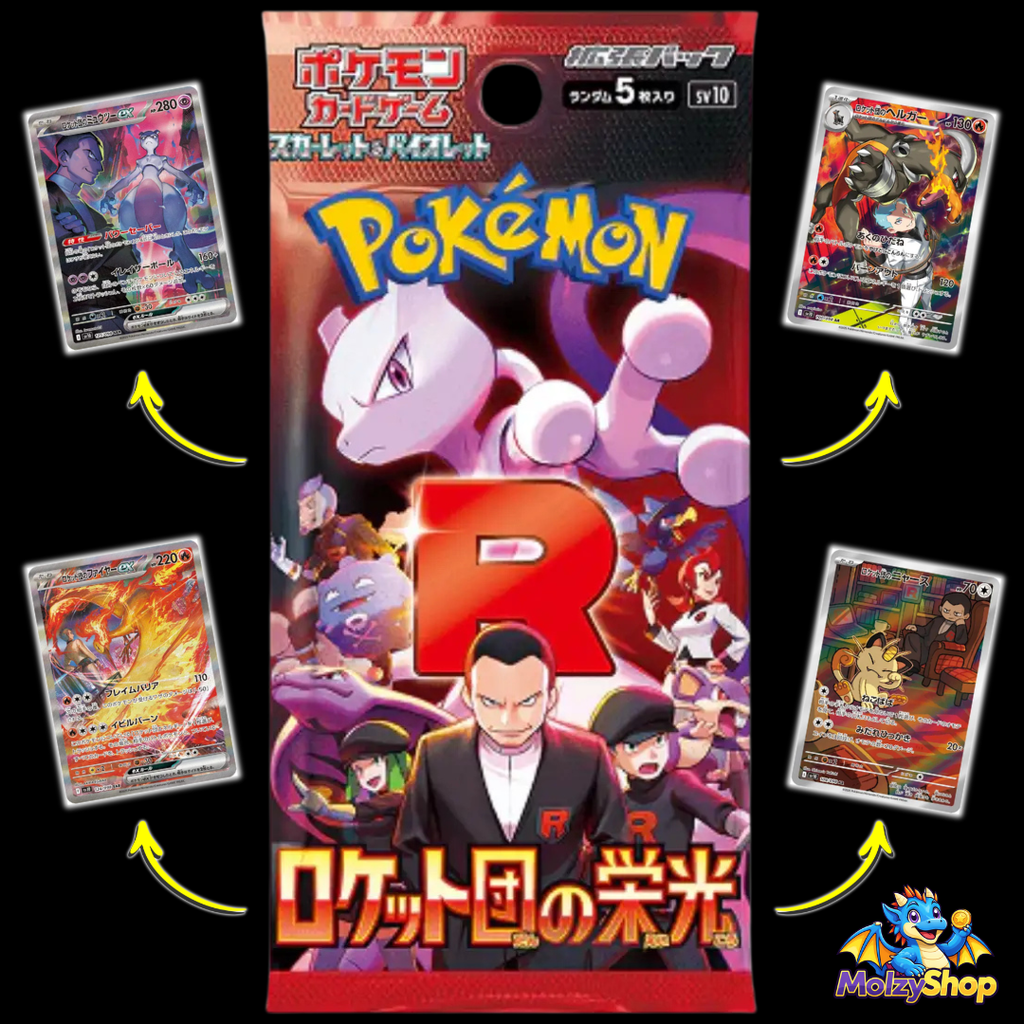 Booster Pokémon SV10 Glory of Team Rocket 🔥 - Pokemon - MolzyShop