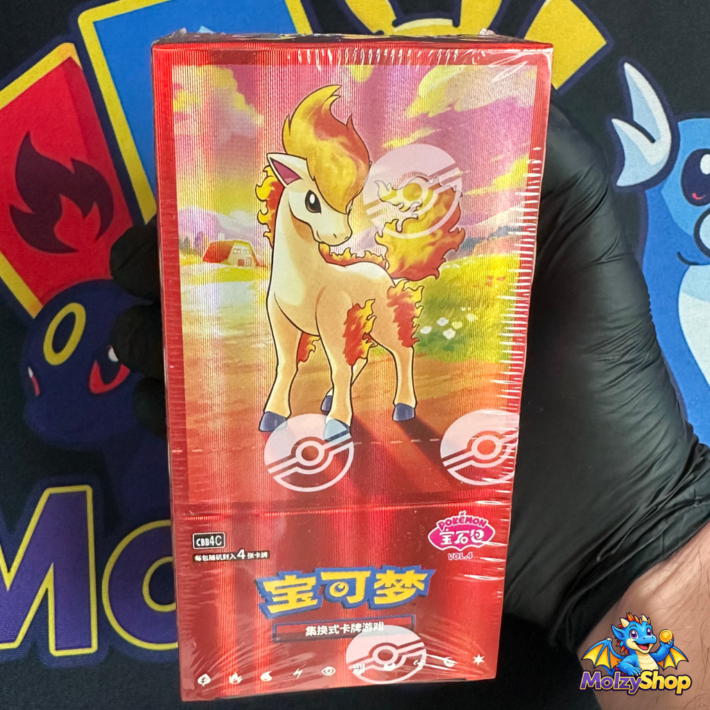 Display Pokémon Gem Pack Vol.4 🔥 (Chinois) | Booster Box Scellée Officielle | Cartes Rares - Pokemon - MolzyShop