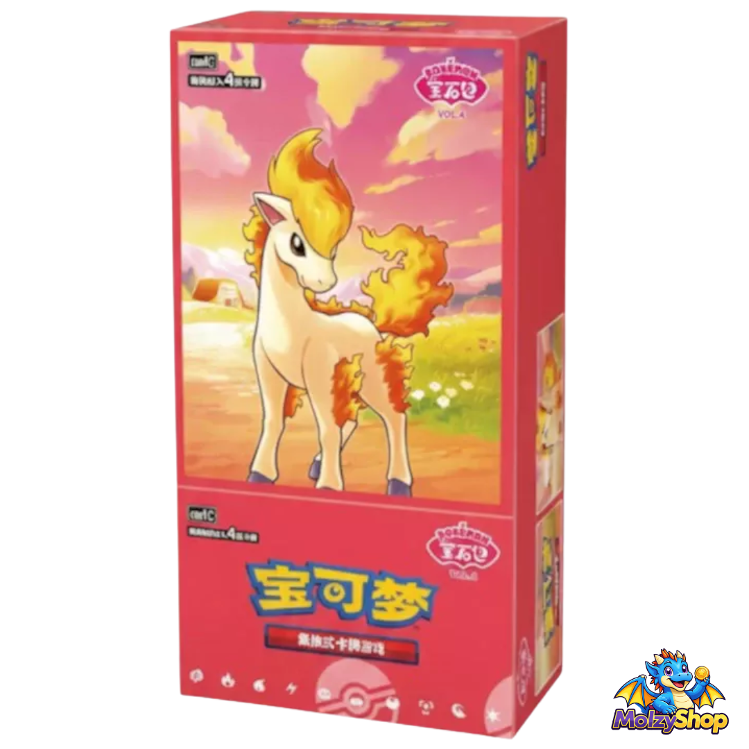 Display Pokémon Gem Pack Vol.4 🔥 (Chinois) | Booster Box Scellée Officielle | Cartes Rares - Pokemon - MolzyShop